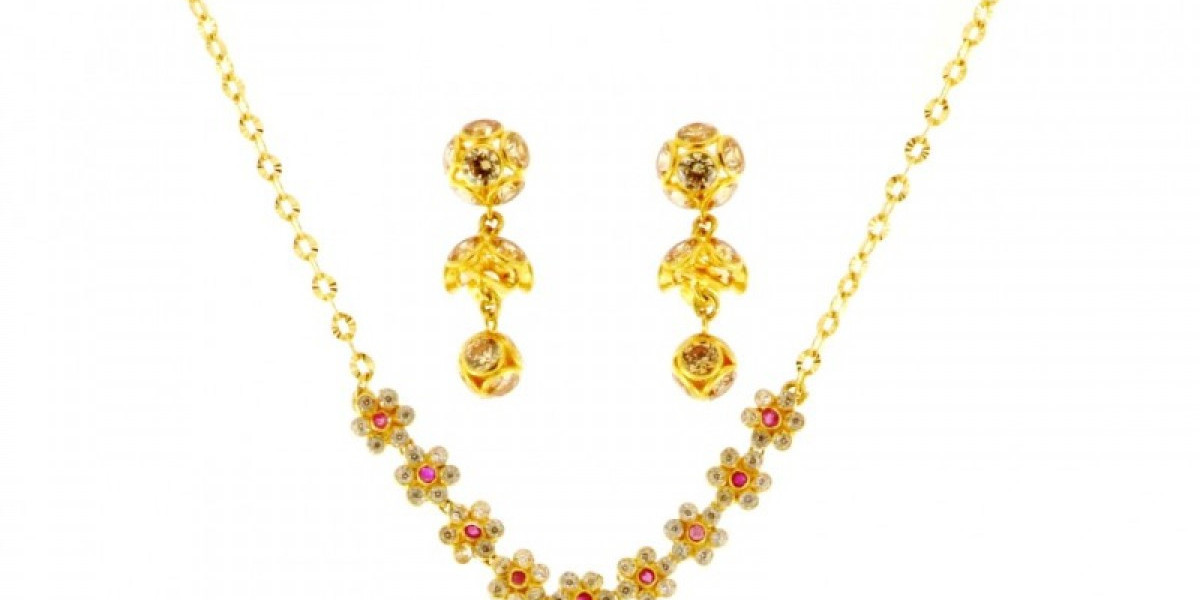 Statement in Gold: The Charm of a Beautiful Gold Necklace Set
