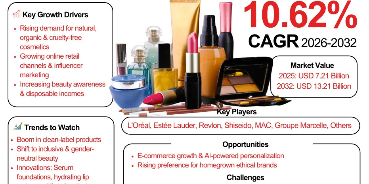 The Report Cube: Canada Cosmetics Market Outlook 2026–2032 – Industry Analysis, Opportunities & Forecast